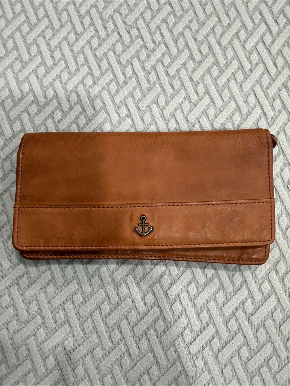 HARBOUR 2Nd Anchor Women’s Brown Genuine Soft Leather Large Wallet Clutch